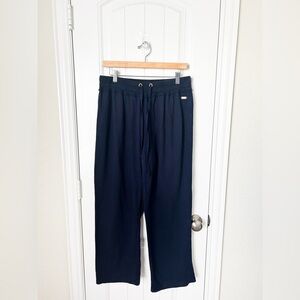 Oleg Cassini Sport Casual Navy Drawstring Pants Size 1X